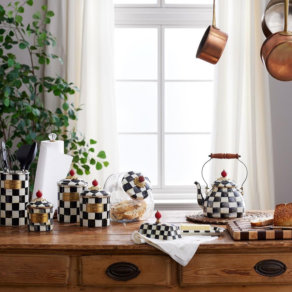 MacKenzie-Childs Courtly Check Butter Box | Williams Sonoma Australia